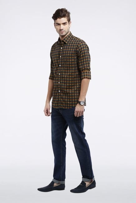 Allen Solly Multicolored Checks Casual Shirt Allen Solly Multicolored Checks Casual Shirt