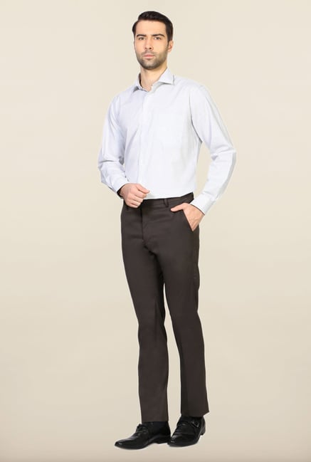 Allen Solly Brown Solid Trouser Allen Solly Brown Solid Trouser