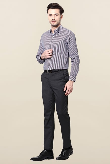 Peter England Navy Cotton Shirt Peter England Navy Cotton Shirt