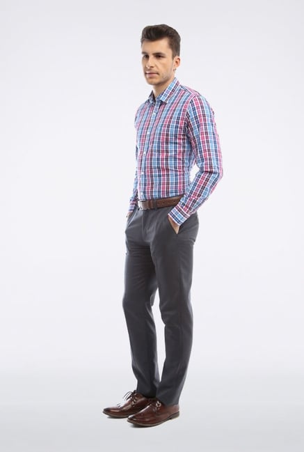 Peter England Multicolored Checks Casual Shirt Peter England Multicolored Checks Casual Shirt
