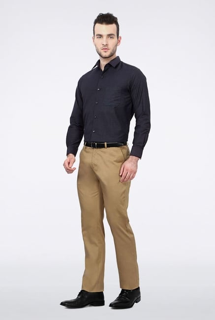 Peter England Navy Printed Casual Shirt Peter England Navy Printed Casual Shirt