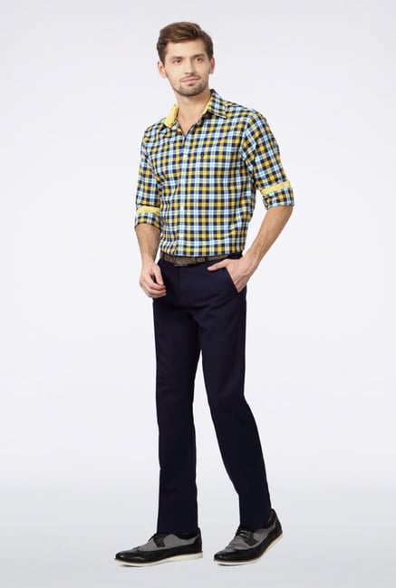 Allen Solly Multicolored Checks Casual Shirt Allen Solly Multicolored Checks Casual Shirt