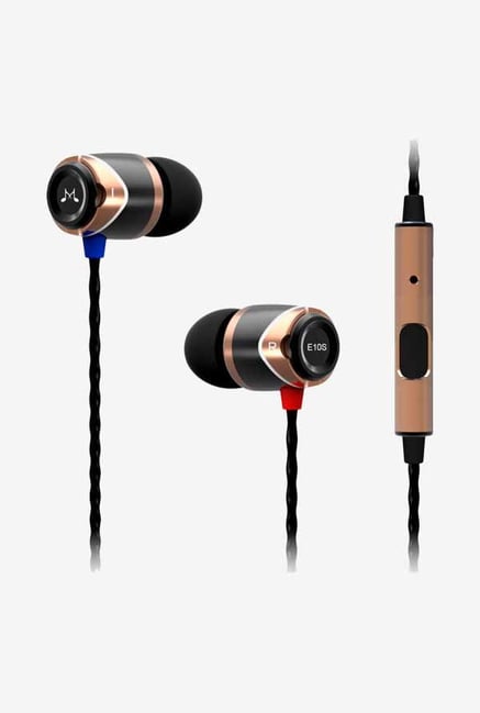 SoundMagic E 10S In-Ear Headphone Gold & Black SoundMagic E 10S In-Ear Headphone Gold & Black