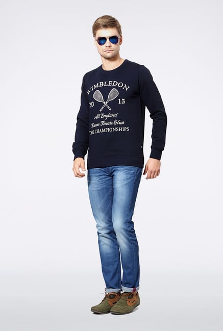 Allen Solly Navy Sweatshirt Allen Solly Navy Sweatshirt