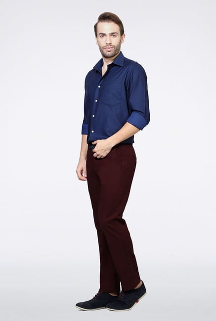Allen Solly Blue Checks Casual Shirt Allen Solly Blue Checks Casual Shirt