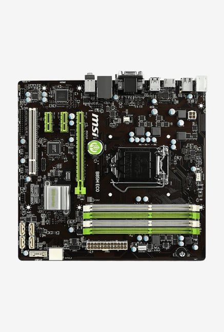 MSI B85M ECO Mother Board Black MSI B85M ECO Mother Board Black