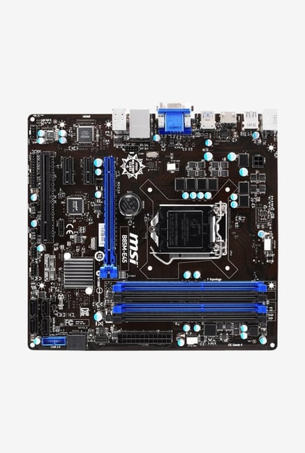 MSI B85M-E45 Motherboard Black MSI B85M-E45 Motherboard Black