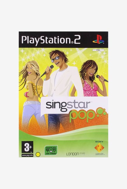Sony Sing Star Pop - Stand Alone PS2 Game Sony Sing Star Pop - Stand Alone PS2 Game