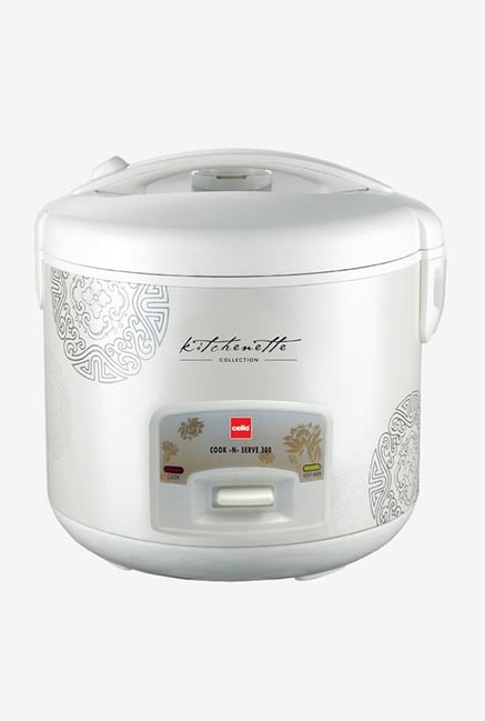 Cook-N-Serve 300 (1000W, 2.2 Ltr) Rice Cooker White Cook-N-Serve 300 (1000W, 2.2 Ltr) Rice Cooker White