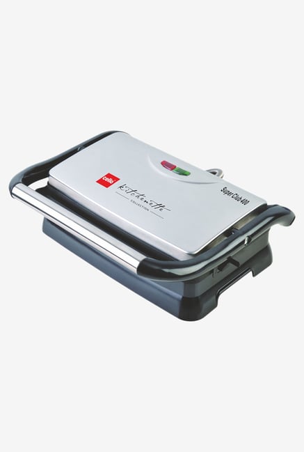 Cello Super Club 400 Sandwich Maker Sliver & Black Cello Super Club 400 Sandwich Maker Sliver & Black