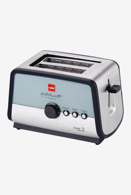 Cello Quick Pop 200 Toaster Silver Cello Quick Pop 200 Toaster Silver