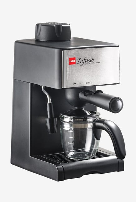 Cello 4 Cup Infusio Espresso Coffee Maker Black Cello 4 Cup Infusio Espresso Coffee Maker Black