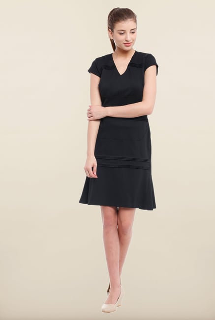 Avirate Black Princess Panel Dress Avirate Black Princess Panel Dress