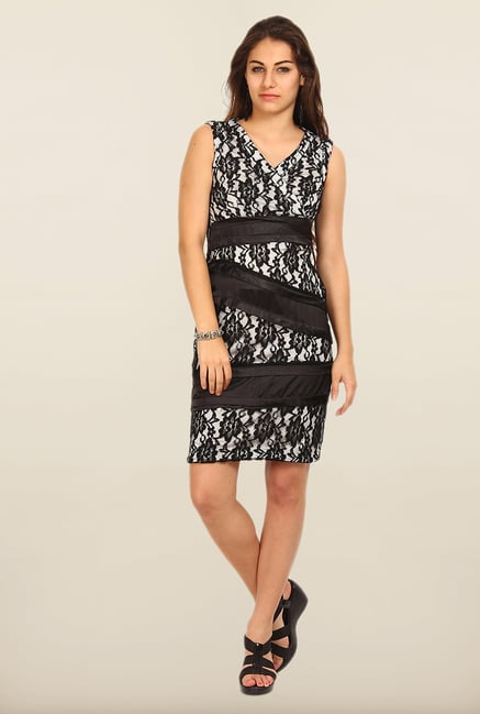 Avirate Black Lace Bodycon Dress Avirate Black Lace Bodycon Dress