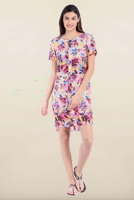 Avirate Multicolor Printed Tunic Dress Avirate Multicolor Printed Tunic Dress