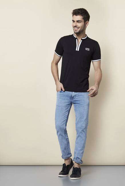 Lawman Black Solid T shirt Lawman Black Solid T shirt