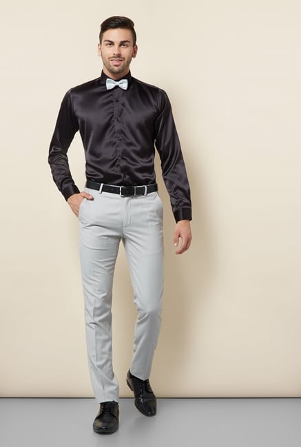 Lawman Black Solid Casual Shirt Lawman Black Solid Casual Shirt