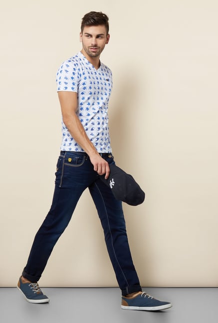 Lawman White Floral Print T shirt Lawman White Floral Print T shirt