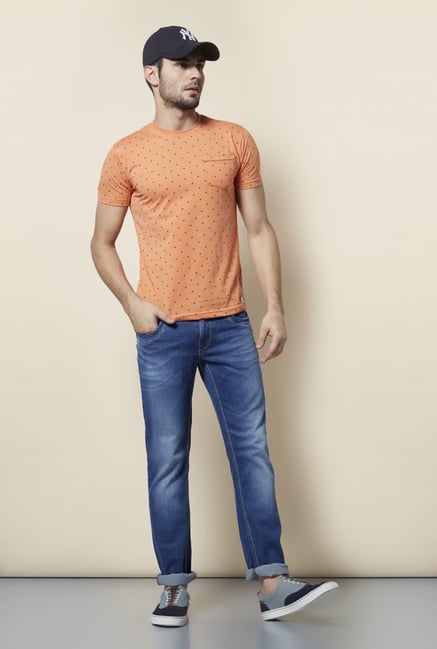 Lawman Blue Washed Slim Fit Jeans Lawman Blue Washed Slim Fit Jeans