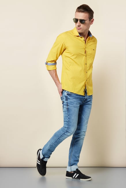 Killer Yellow Checks Shirt Killer Yellow Checks Shirt
