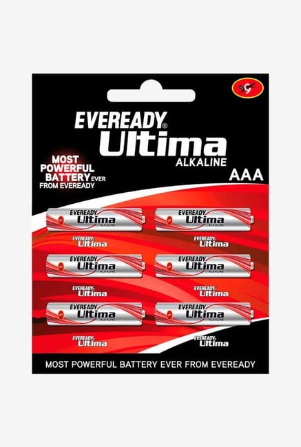 Eveready Ultima AAA Battery Pack of 6 Eveready Ultima AAA Battery Pack of 6