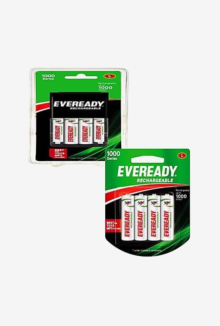 Eveready BP4 AA Rechargeable Battery Pack of 4 Eveready BP4 AA Rechargeable Battery Pack of 4