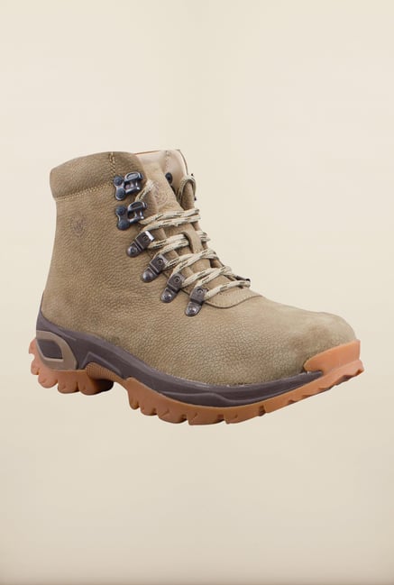 Woodland Khaki Ankle High Biker Boots Woodland Khaki Ankle High Biker Boots