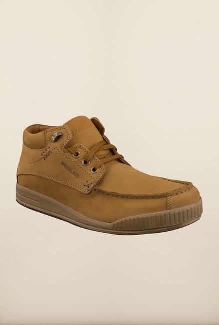 Woodland Camel Ankle High Boots Woodland Camel Ankle High Boots