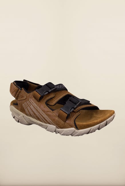 Woodland Brown Back Strap Sandals Woodland Brown Back Strap Sandals