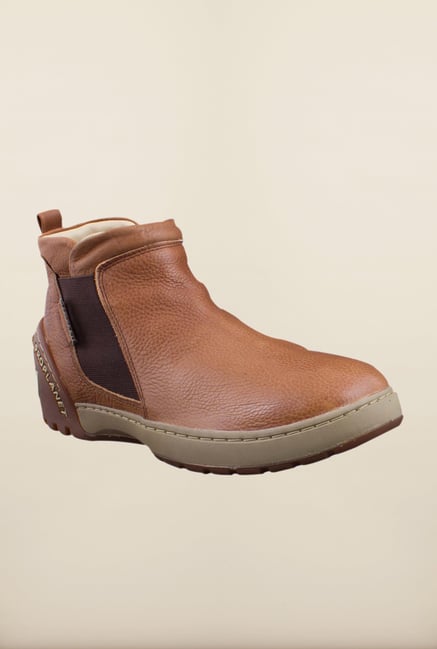 Woodland Brown Ankle High Chelsea Boots Woodland Brown Ankle High Chelsea Boots