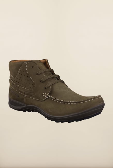 Woodland Olive Green Chukka Boots Woodland Olive Green Chukka Boots