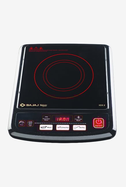 Bajaj Majesty 1900W ICX 2 Induction Cooktop Black Bajaj Majesty 1900W ICX 2 Induction Cooktop Black