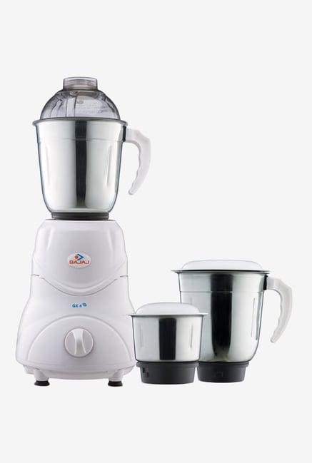 Bajaj GX4 500W Mixer Grinder White Bajaj GX4 500W Mixer Grinder White