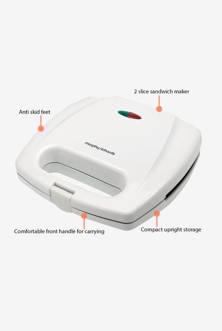 Morphy Richards SM3001Sandwich Maker White Morphy Richards SM3001Sandwich Maker White