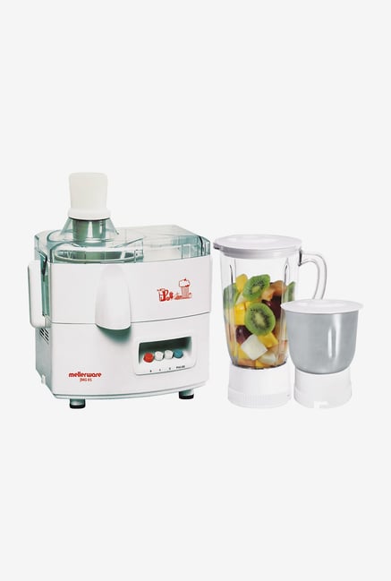 Mellerware JMG01 450 W 2 Jars Juicer Mixer Grinder (White) Mellerware JMG01 450 W 2 Jars Juicer Mixer Grinder (White)