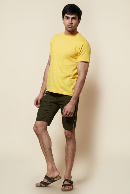 Zudio Olive 3/4th Cotton Capri Zudio Olive 3/4th Cotton Capri