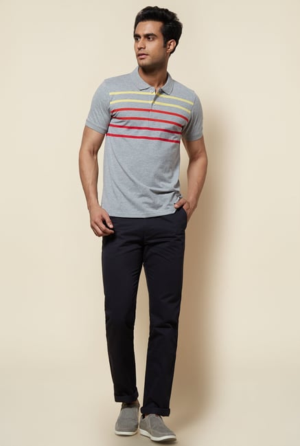 Zudio Navy Solid Trouser Zudio Navy Solid Trouser