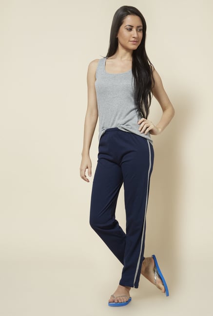 Zudio Navy Solid Trackpant Zudio Navy Solid Trackpant