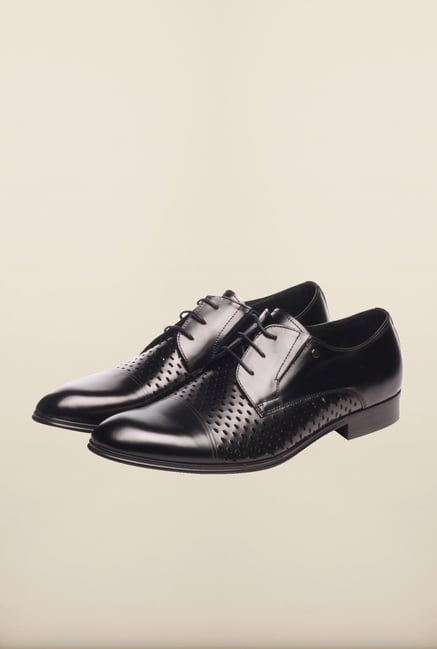 Pavers England Black Derby Shoes Pavers England Black Derby Shoes
