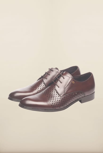 Pavers England Brown Derby Shoes Pavers England Brown Derby Shoes