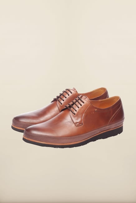 Pavers England Tan Derby Shoes Pavers England Tan Derby Shoes