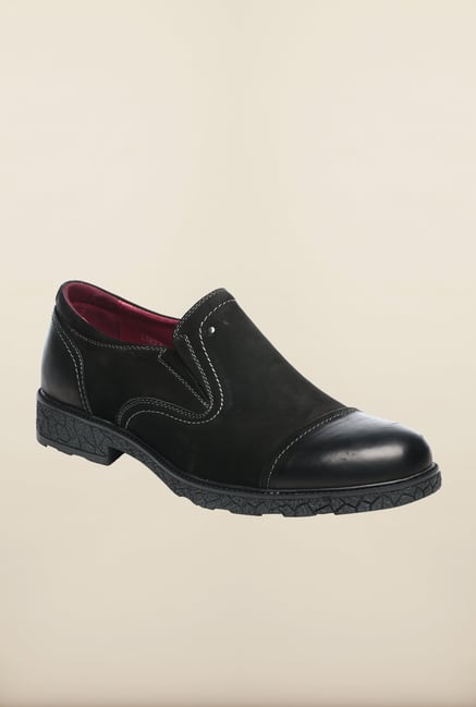 Pavers England Black Casual Slip-Ons Pavers England Black Casual Slip-Ons