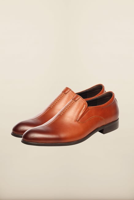 Pavers England Tan Formal Slip-Ons Pavers England Tan Formal Slip-Ons