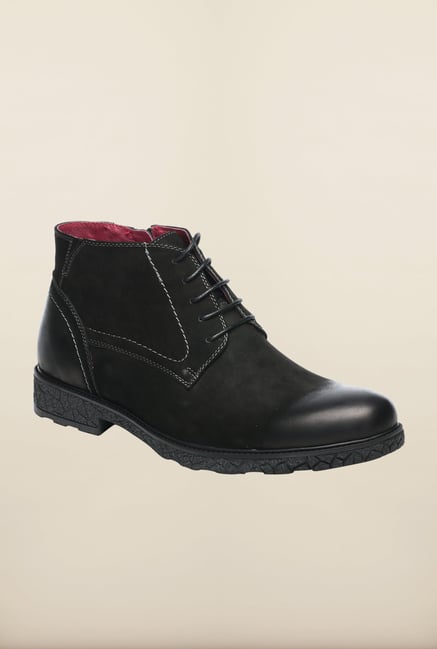 Pavers England Black Biker Boots Pavers England Black Biker Boots