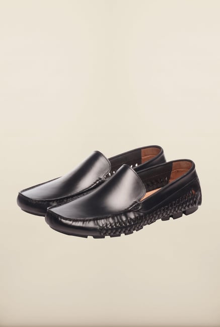 Pavers England Black Casual Slip-Ons Pavers England Black Casual Slip-Ons