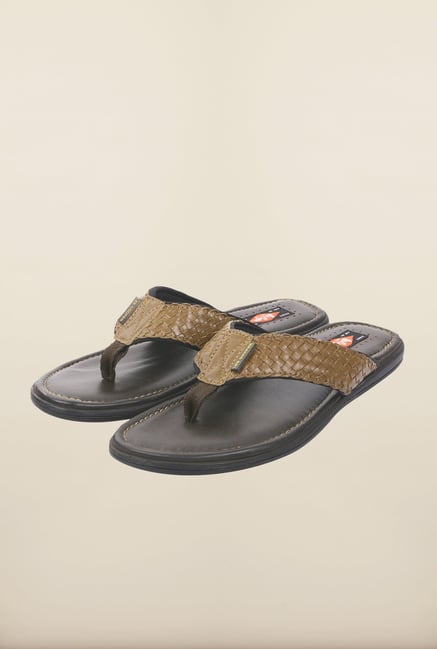 Lee Cooper Tan Ethnic Slippers Lee Cooper Tan Ethnic Slippers