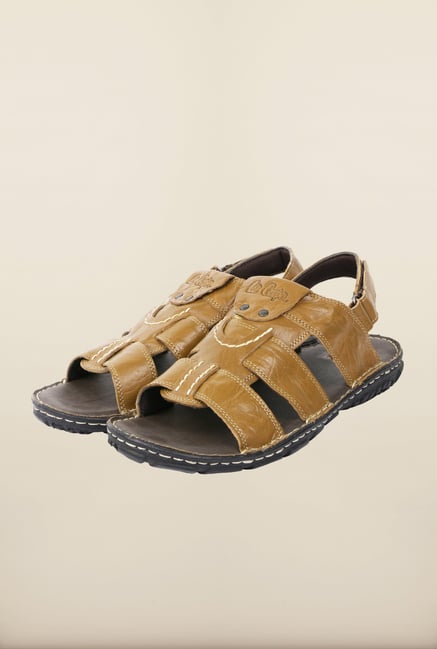 Lee Cooper Tan Floater Sandals Lee Cooper Tan Floater Sandals