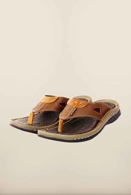 Lee Cooper Tan Ethnic Slippers Lee Cooper Tan Ethnic Slippers