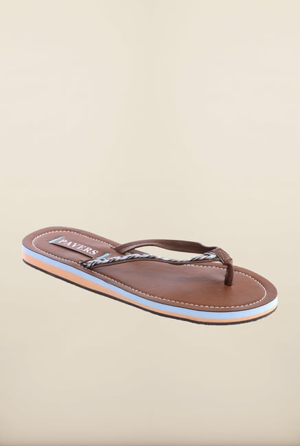 Pavers England Brown & Pink Slippers Pavers England Brown & Pink Slippers
