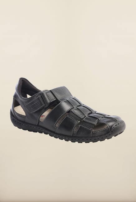Pavers England Black Fisherman Sandals Pavers England Black Fisherman Sandals